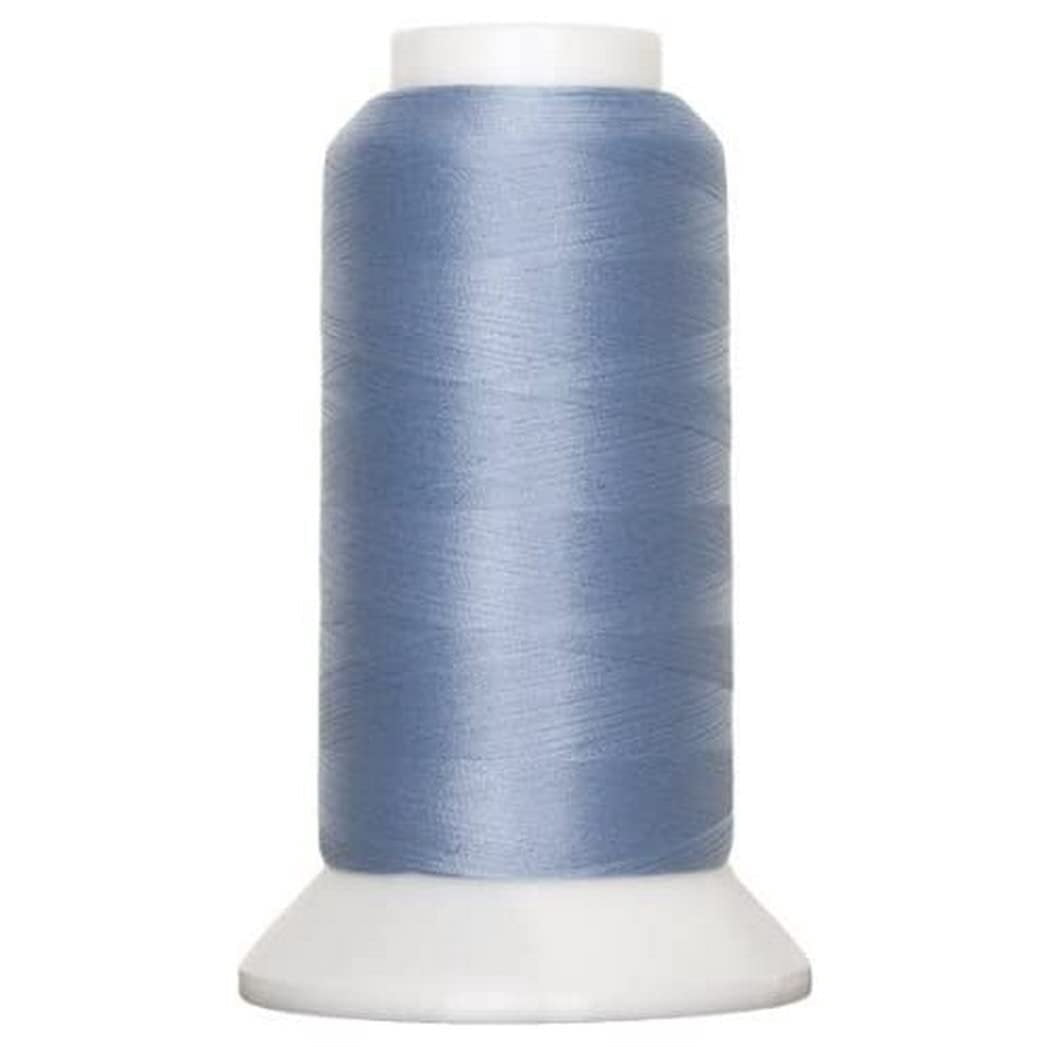 Superior Threads Bottom Line 2-Ply 60-Weight Polyester Embroidery Quilting Sewing Thread - 3,000 Yard Cone #610 Light Blue