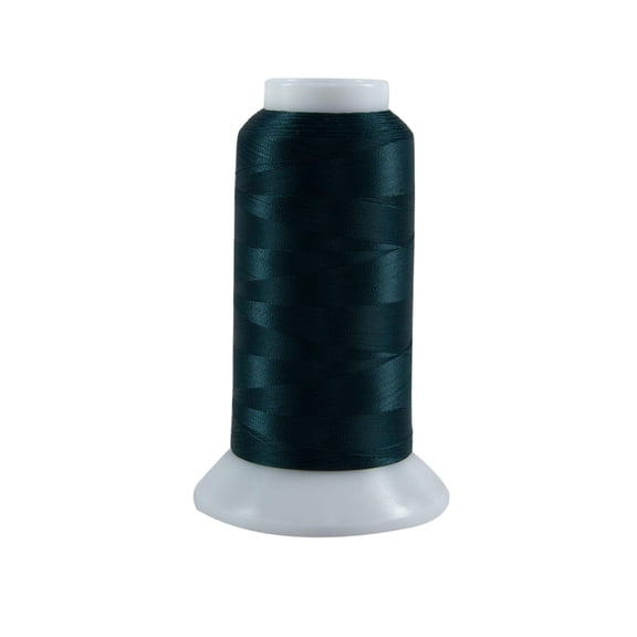 Superior Threads Bottom Line 2-Ply 60-Weight Polyester Embroidery Quilting Sewing Thread - 3,000 Yard Cone #643 Dark Green