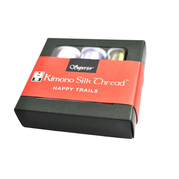 Superior Threads Kimono Silk Thread Set Happy Trails Collection 6 Spools