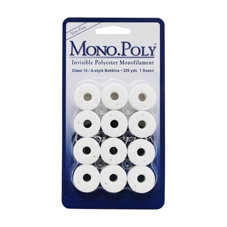Superior Threads MonoPoly Clear Prewound Bobbins