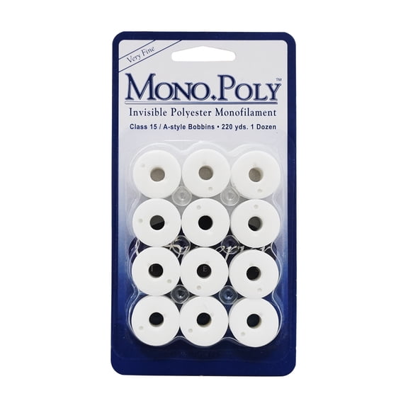 Superior Threads MonoPoly Clear Prewound Bobbins