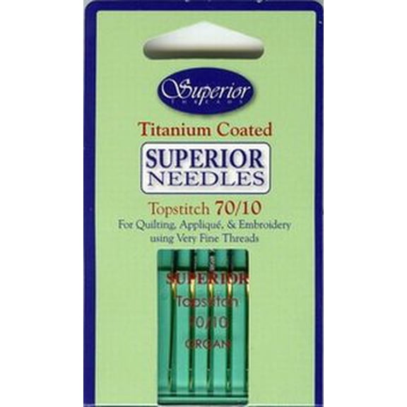 Superior Topstitch Machine Needles Size 70/10 5ct
