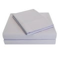thumbnail image 1 of Superior Tierney Cotton Percale Deep Pocket Sheet Set, Full, Lilac, 1 of 6