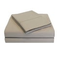 thumbnail image 1 of Superior Tierney Cotton Percale Deep Pocket Sheet Set, Twin, Tan, 1 of 5