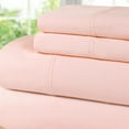 thumbnail image 1 of Superior Tierney Cotton Percale Deep Pocket Sheet Set, Twin XL, Blush, 1 of 9