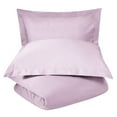 thumbnail image 1 of Superior Tierney Cotton Percale Duvet Cover Set, King/California King, Lilac, 1 of 6