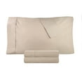 thumbnail image 1 of Superior Tierney Cotton Percale Pillowcase Set, Standard, Tan, 1 of 5