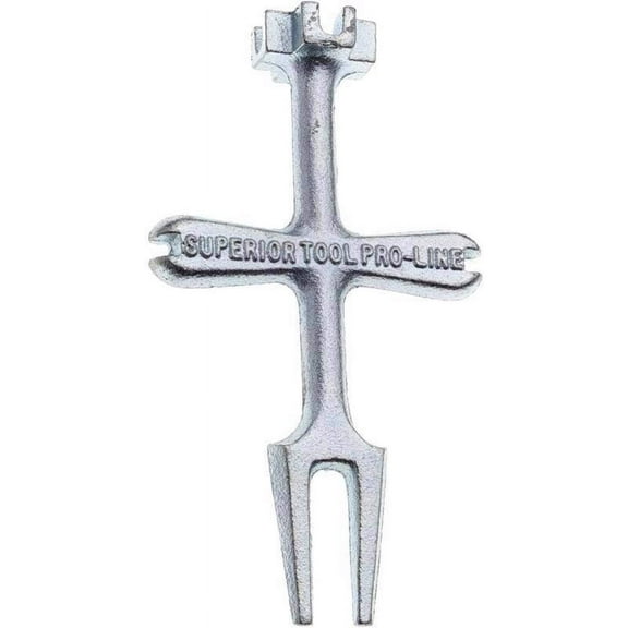 Superior Tool 4003277 Pro-Line Plug Wrench, Silver