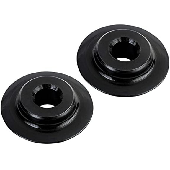 Superior Tool 42348 Replacement Cutter Wheels (Cu, Iron, Steel)-Pipe Cutter Replacement Wheels for ST 2000-Two Pack , Black