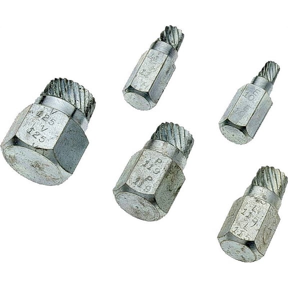 Superior Tool 5250 0 Bolt Extractor Kit, Steel