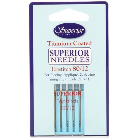 Superior Topstitch Machine Needles Size 80/12 5ct