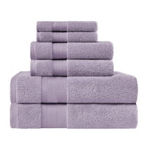 Superior Turkish Cotton Solid Plush 6-Piece Wisteria Towel Set