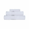 thumbnail image 1 of Superior Turkish Cotton Ultra-Plush 3-Piece White Towel Set, 1 of 4