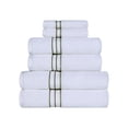 thumbnail image 1 of Superior Turkish Cotton Ultra-Plush 6-Piece Forest Green Towel Set, 1 of 4