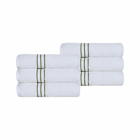 Superior Turkish Cotton Ultra-Plush 6-Piece Toast Hand Towel Set
