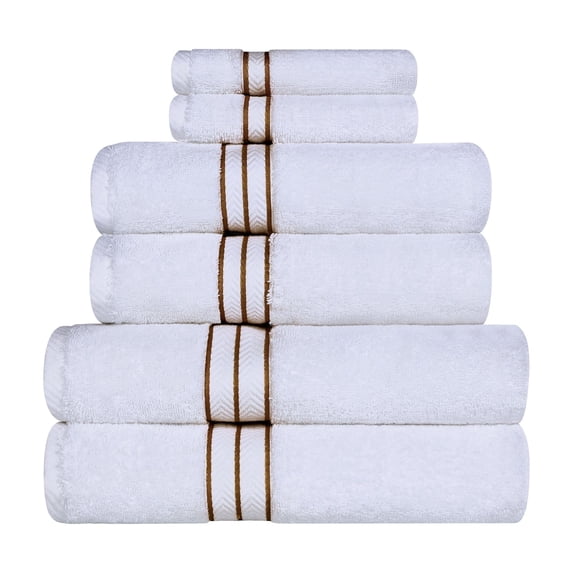 Superior Turkish Cotton Ultra-Plush 6-Piece Towel Set Toast