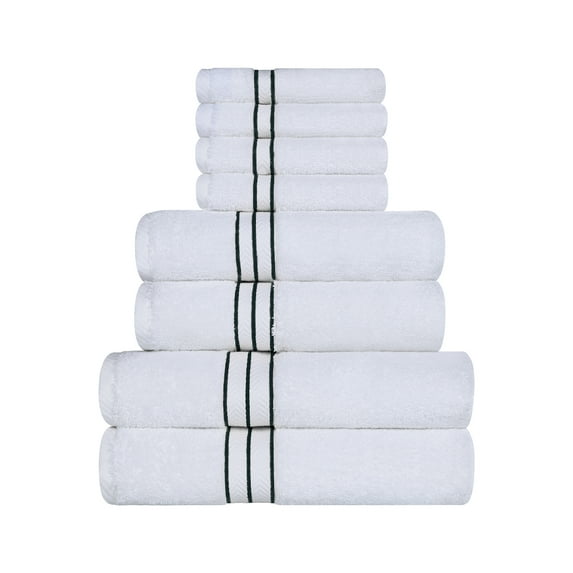 Superior Turkish Cotton Ultra-Plush 8-Piece Teal Towel Set