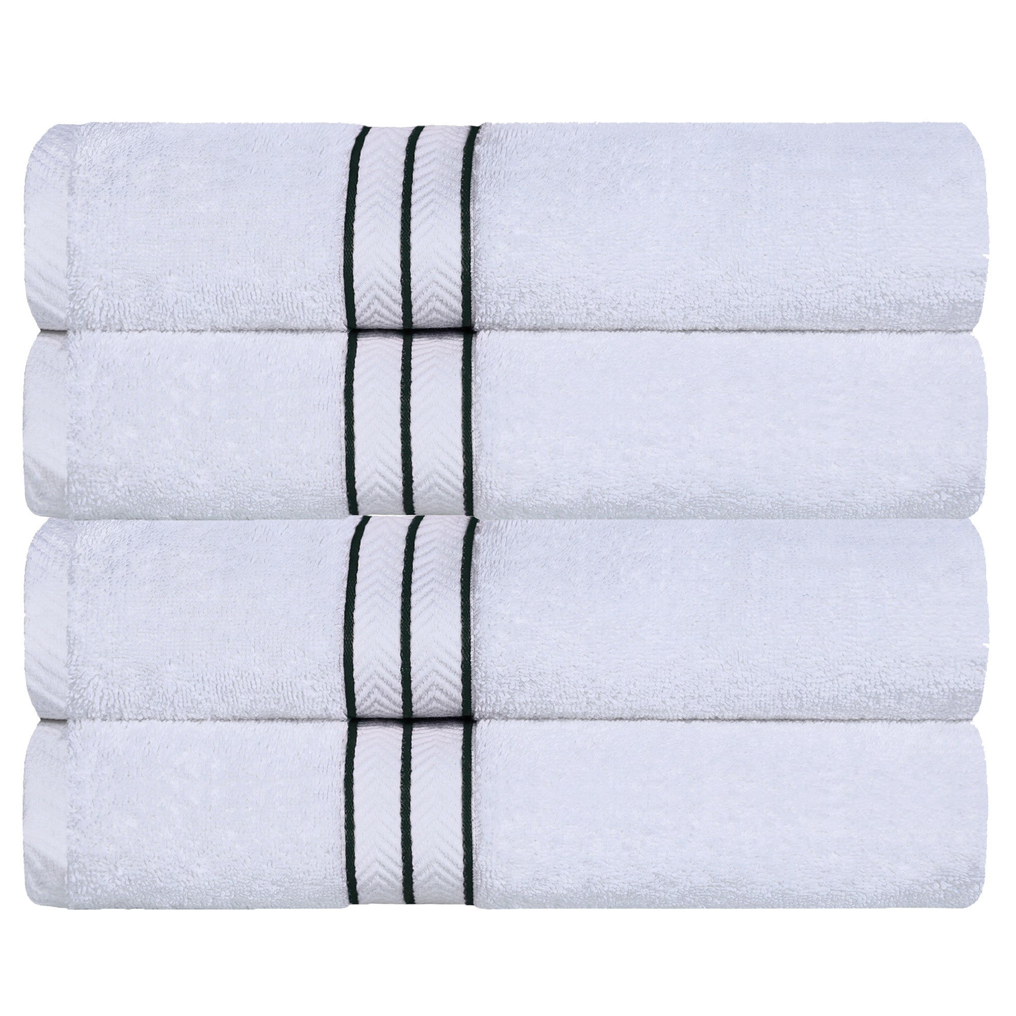 Superior Turkish Cotton Ultra-Plush Bath Towel Set of 4, Teal