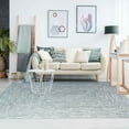 thumbnail image 1 of Superior Two-Toned Braided Indoor/ Outdoor Area Rug, Lagoon Breeze/ White, 6' x 9', 1 of 7