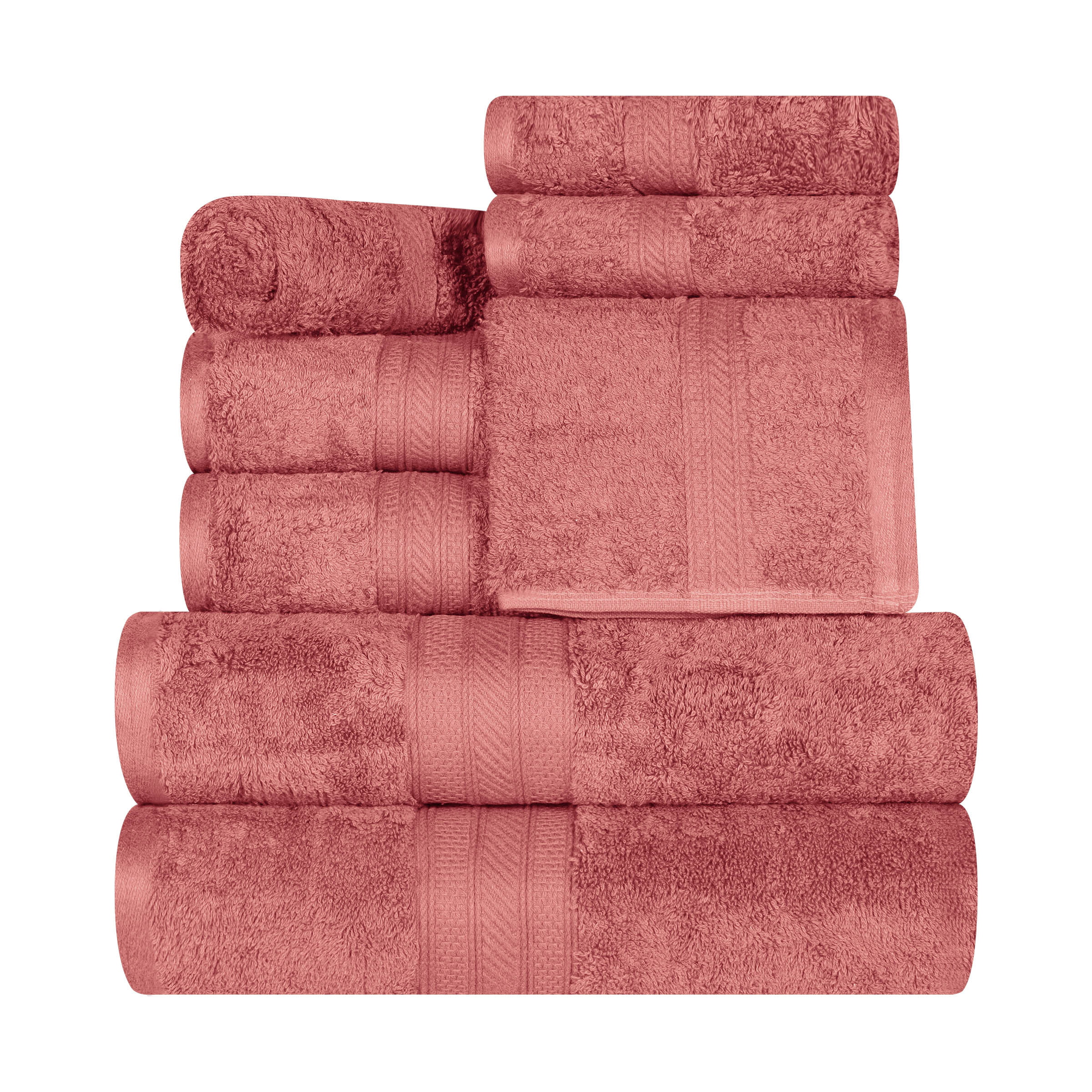 Victorija Ultra Plush 4 Piece Cotton Bath Towel Set Latitude Run Color: Grape Shake