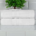 thumbnail image 1 of Superior Ultra Soft Cotton Solid 2-Piece Bath Towel Sets, Silver, 1 of 8