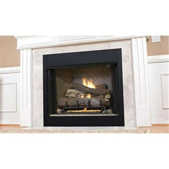 Superior VRT3542WS 42 in. Vent Free Firebox, Circulating & Clean Faced - White Stacked Brick Liner
