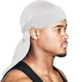 thumbnail image 1 of Superior Velvet Durag - Soft Velvet Durags for Men & Women, Long Double Wide Straps, Silky Durag Liner, Triple Stitched,One Size, 1 of 3