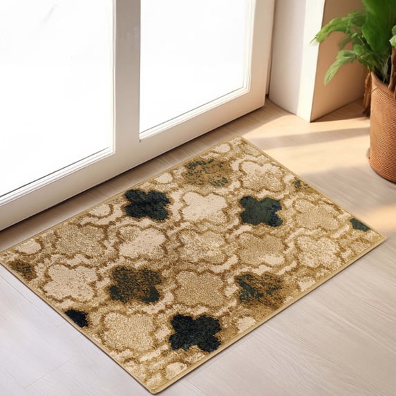 Superior Viking Trellis Indoor Large Area Rug, 2' x 3', Cream