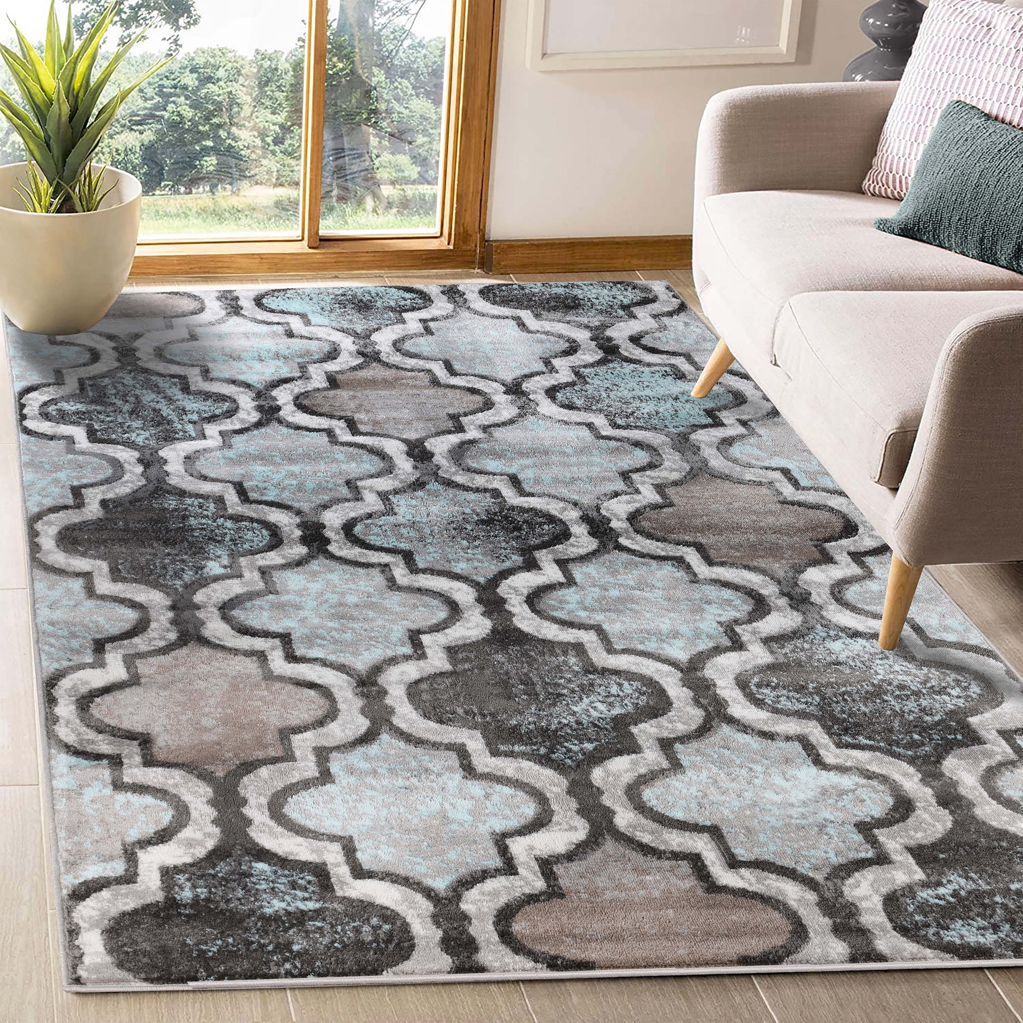 8 X 10 Turquoise Rug
