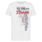 Superior Vintage Nyc Bronx T-Shirt Men -Image by Shutterstock, Male Medium