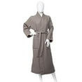 thumbnail image 1 of Superior Waffle Cotton Unisex Adult Bath Robe, Small, Charcoal, 1 of 12