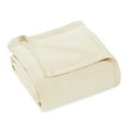 thumbnail image 1 of Superior Waffle Weave Knit Cotton Blanket, Full/ Queen, Ivory, 1 of 6