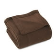 thumbnail image 1 of Superior Waffle Weave Knit Cotton Blanket, Twin/ Twin XL, Chocolate, 1 of 6