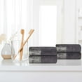 thumbnail image 1 of Superior Wisteria Floral Cotton 12 Piece Assorted Towel Set, Grey, 1 of 8