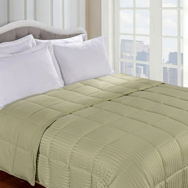 Superior Worcester Reversible Hypoallergenic Down Bed Blanket,Twin Sage