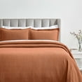 thumbnail image 1 of Superior Zenith Cotton Matelasse Bedspread Set, King, Burnt Orange, 1 of 7