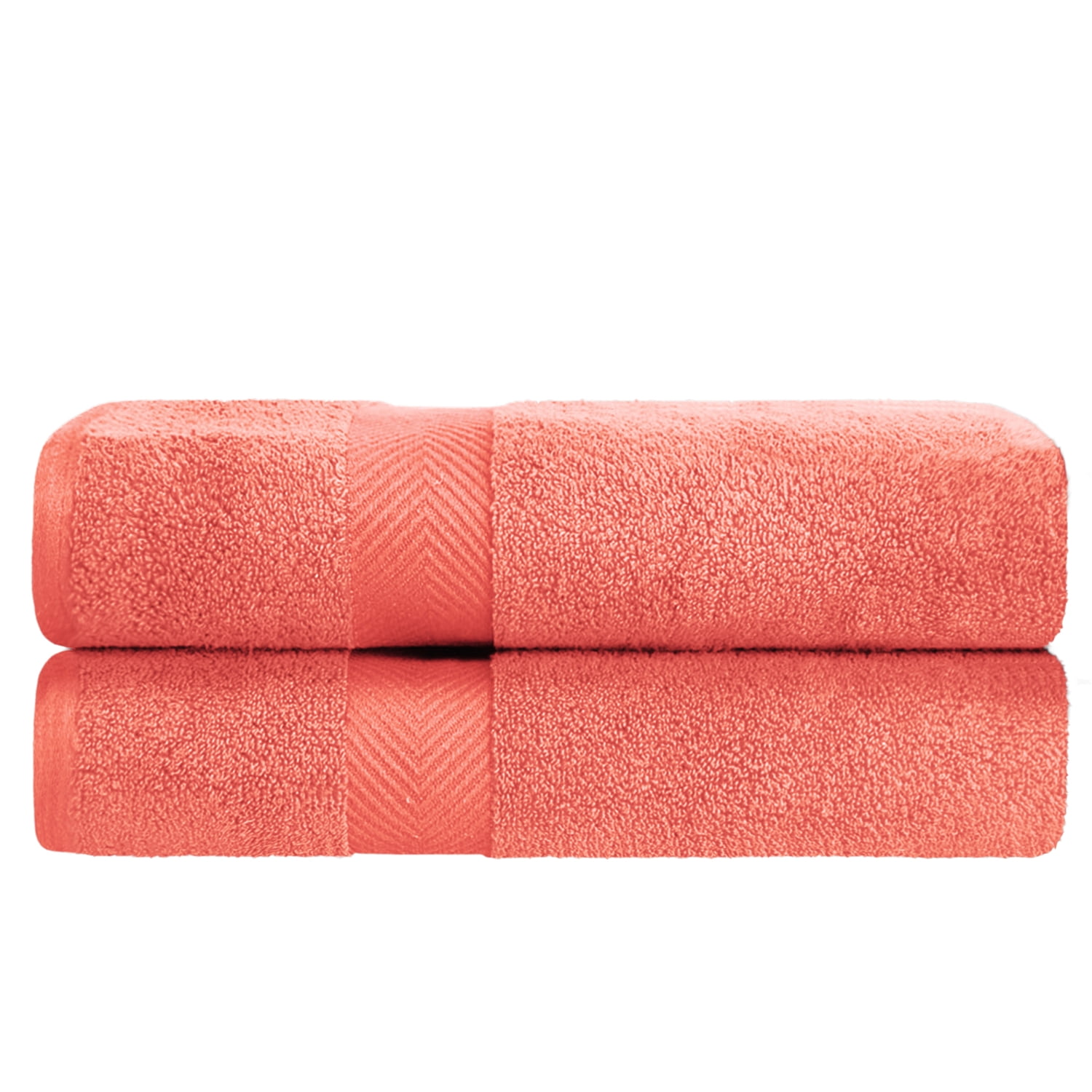 Zero Twist Towels Rose / Bath Towel (Set of 2)