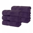 thumbnail image 1 of Superior Zero Twist Cotton Hand Towel Set of 6, Grape Seed, 1 of 11