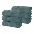 thumbnail image 1 of Superior Zero Twist Cotton Hand Towel Set of 6, Jade Green, 1 of 11