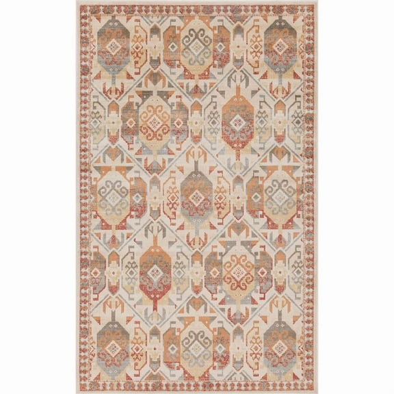 Superior Zuleyka Aztec Southwestern Indoor Area Rug, 2' x 3', Rust
