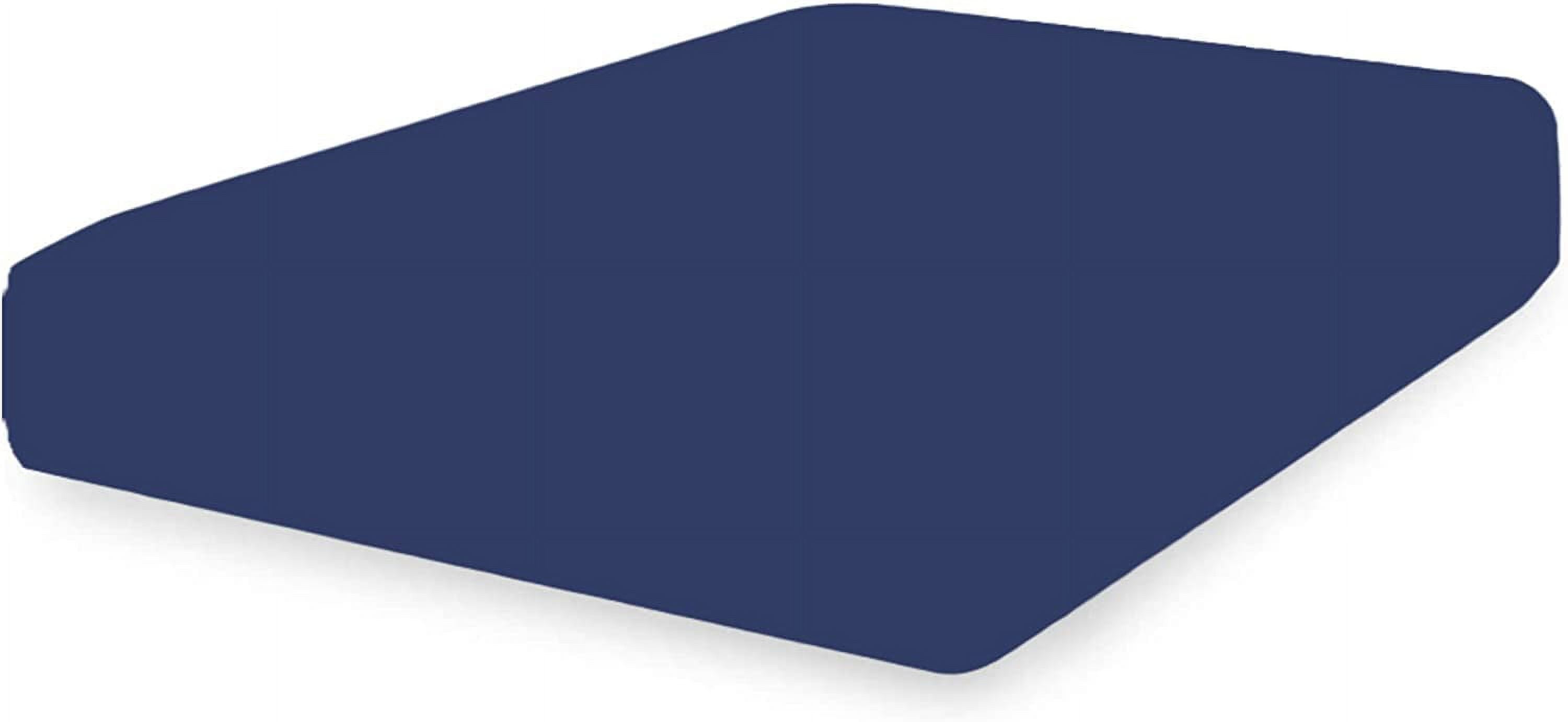 Navy Cotton Crib Fitted Sheet - 200 Thread Count