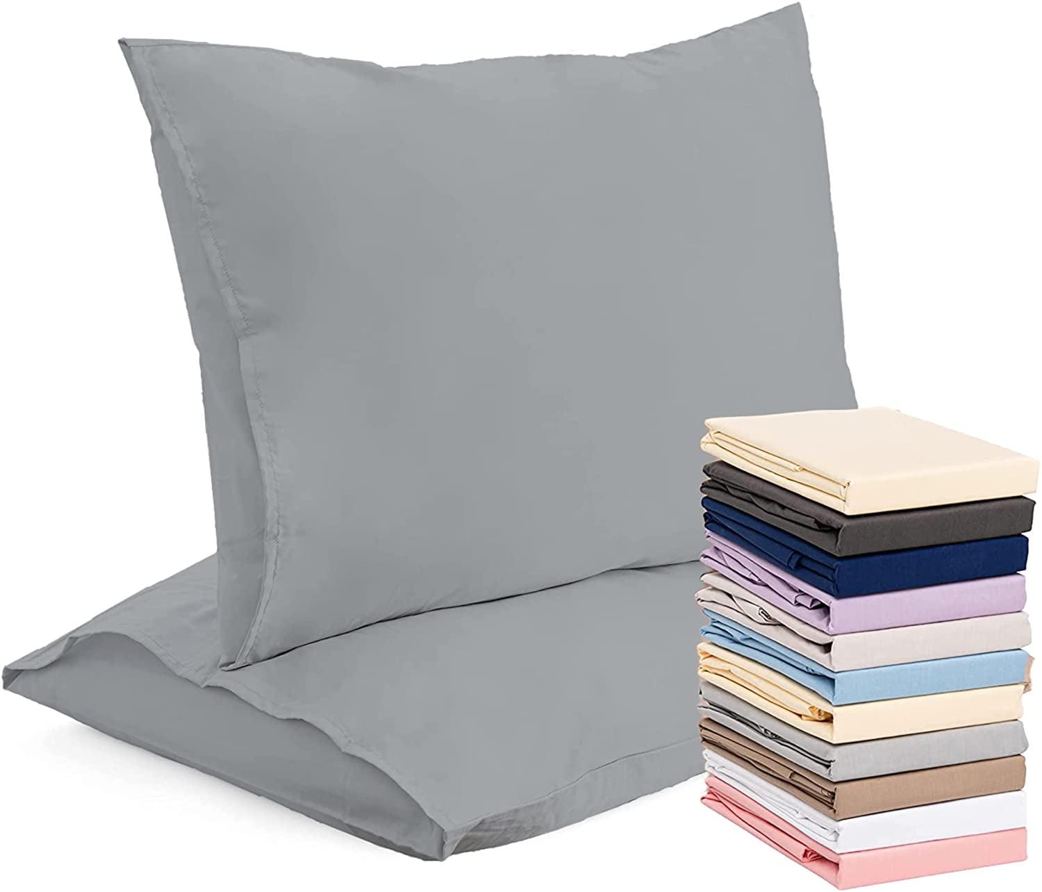 Flour Sack - Gray Pillow Cover PC430083