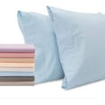 thumbnail image 1 of Superity Linen Pillow Cases King Size - Open Enclosure - 2 Pack - 100% Soft and Comfortable Premium Cotton - Blue, 1 of 7