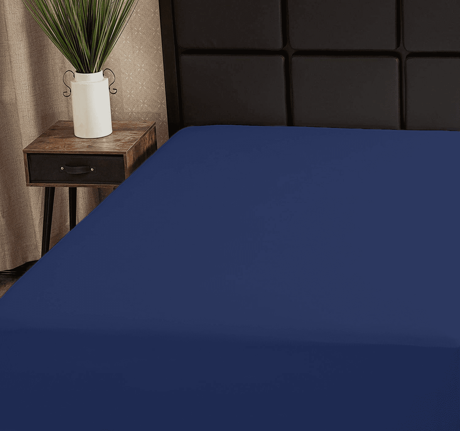 Superity Linen Twin XL Fitted Sheet Made from Cotton. Moisture Wicking