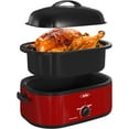 Superjoe 18 Quart Electric Roaster Oven with SelfBasting Lid, Turkey