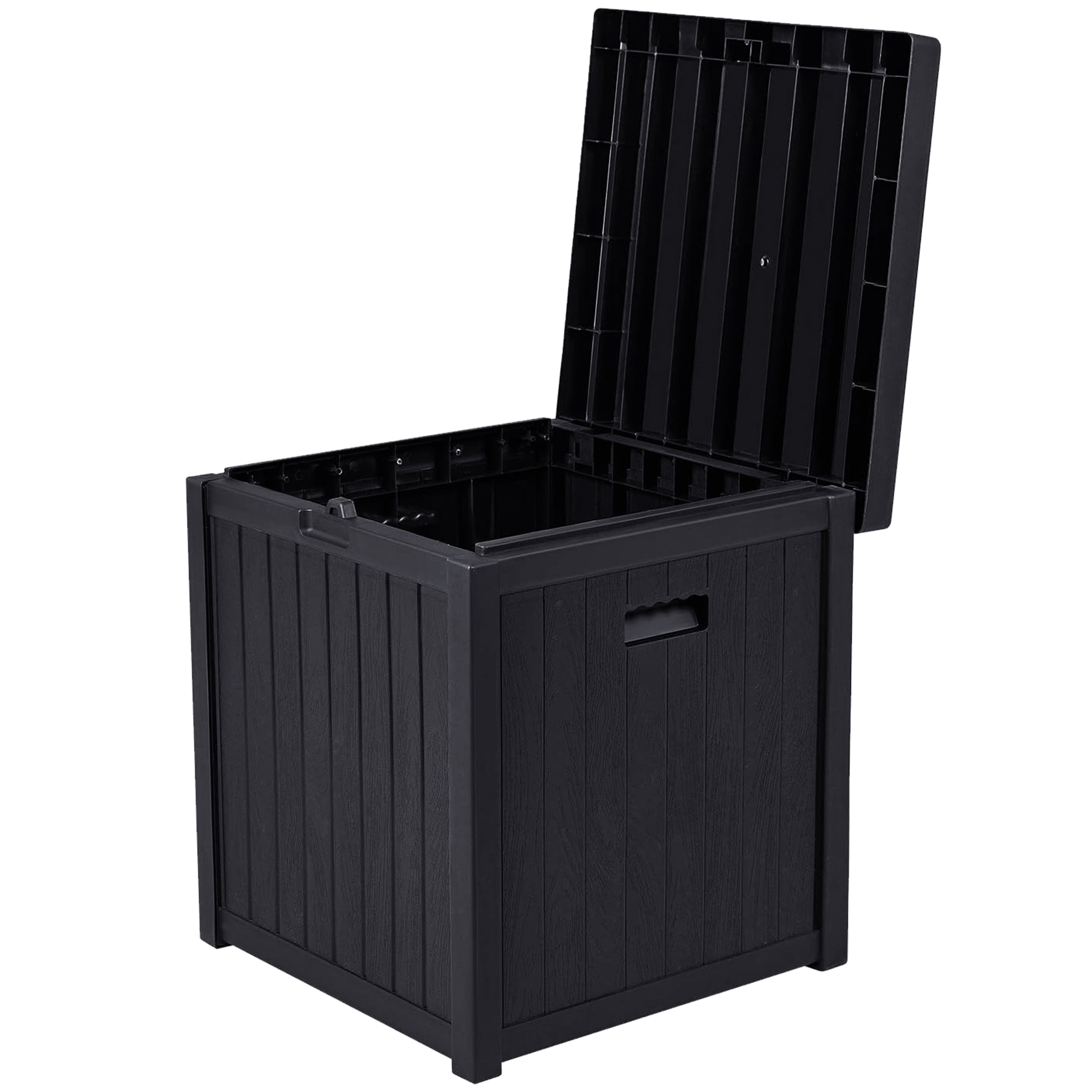 Superjoe 51 Gallon Outdoor Deck Storage Box, Patio Resin Storage Bin ...