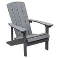 thumbnail image 1 of Superjoe Adirondack Chair All Weather High Impact Polystyrene Outdoor Chairs,Gray, 1 of 7