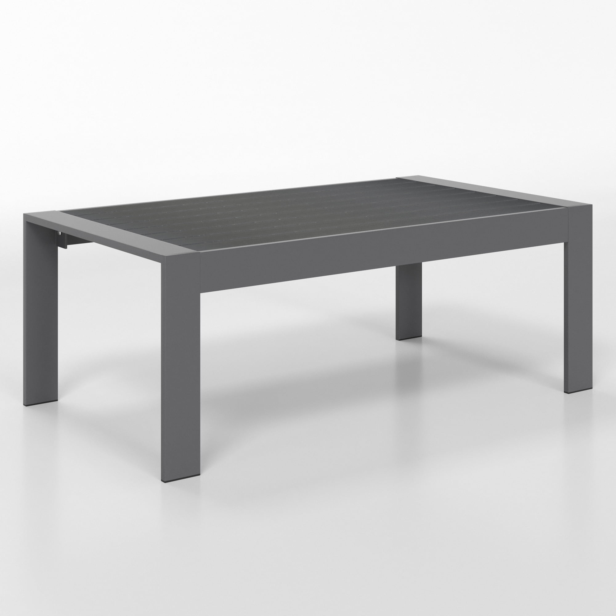 Superjoe Aluminum Outdoor Patio Furniture Coffee Table AllWeather