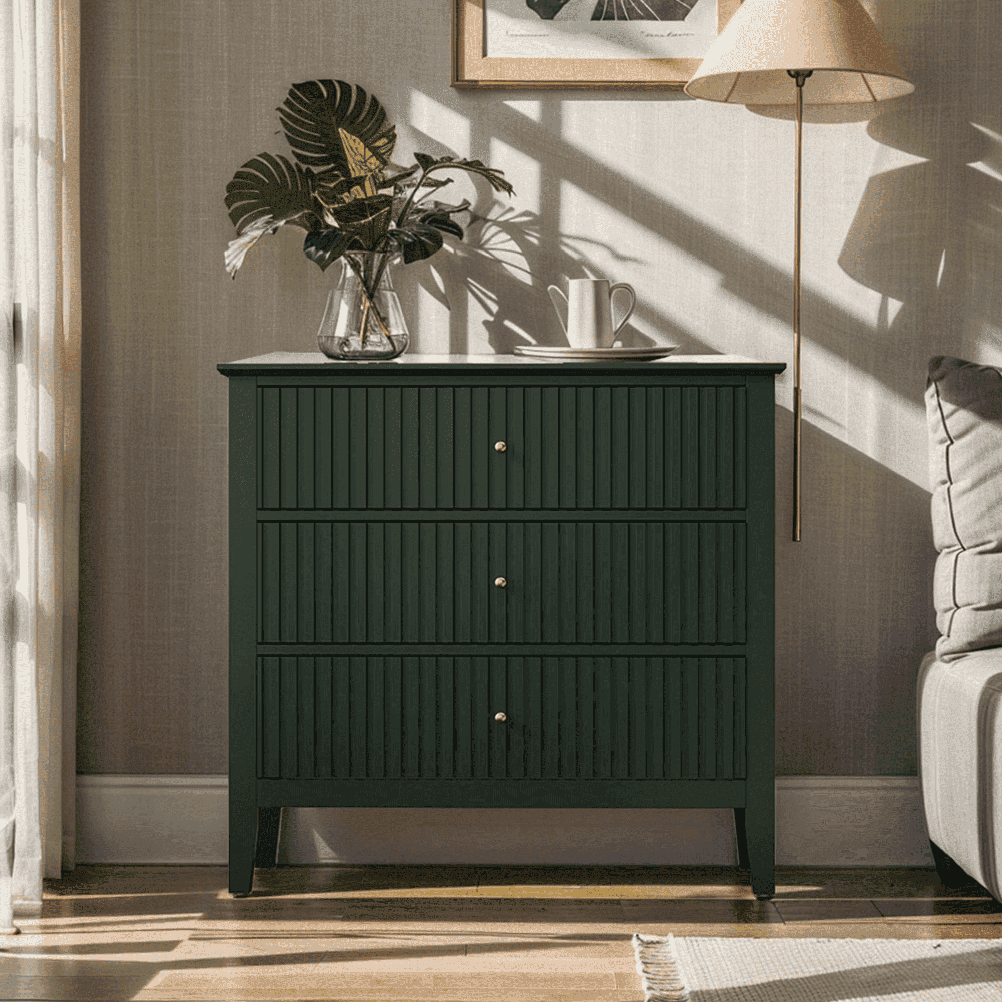 black and green dresser Reagan - 6 Drawer Dresser
