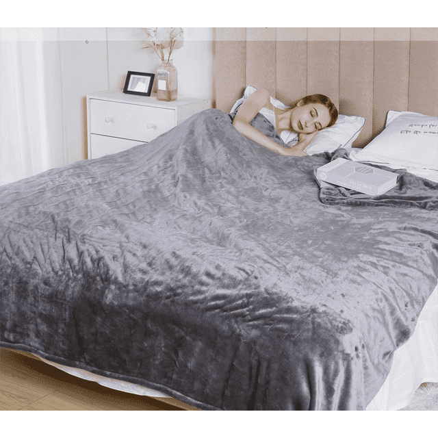 Superjoe Electric Blankets Queen Size 90'' x 84'' Dual Controllers